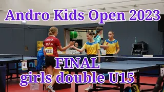 устроили нервотрепку в игре за золото КРИВОШЕЯ & ПЕЛИХ Vs Kölling & Milzere на Andro Kids Open 2023