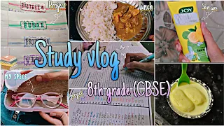 My first Study vlog 🌷 + A productive study vlog 📚 A day in my life as a 8th grader 🌿