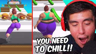 THESE ARE THE TYPES OF GAMES YOU CANT TELL ANYONE ABOUT AFTER YOU PLAY EM | Run of Life & Fat 2 Fit