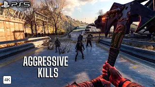 Dying Light 2 PS5 Brutal & Aggressive Kills Gameplay - Extreme Gore