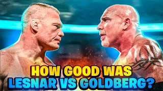 Only 90 Seconds, Paid $250,000 But 100% Worth it | Brock Lesner Vs Goldberg Trilogy Explained