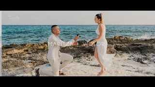 Propuesta de Matrimonio en el Hotel Occidental Xcaret | Martiza + Víctor | Beach Marriage Proposal