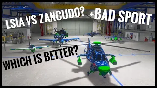 Which is better? LSIA hangar or Fort Zancudo? (+bad sport fight!)