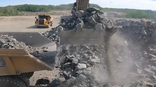 Technical stuff🤪👉the show goes on!🤩Cat 390 F, attacking my last pile at this site, part - 2!