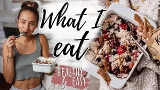 WHAT I EAT+ Kalorien; healthy &easy // annrahel