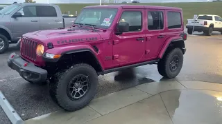 Limited Edition Pink 2021 Jeep Wrangler Rubicon