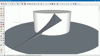 How to draw a fan blade in SketchUp