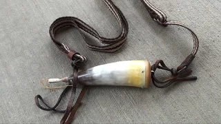 How To Make A Powder Horn - Priming PowderHorn