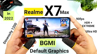 Realme X7 Max BGMI default graphics 90fps,Ultra HD,HDR+Extreme Dimensity 1200 🔥🔥🔥