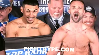 TEOFIMO LOPEZ STRIPS TO MAKE WEIGHT VS. JOSH TAYLOR; HEATED WEIGH-IN & FINAL FACE OFF