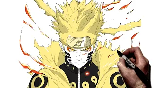 How To Draw Naruto (6 Paths) | Step By Step | Naruto