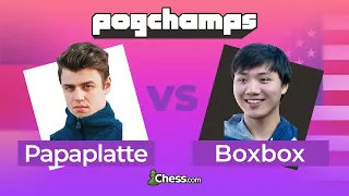 What That A Mouseslip??? @papaplatte  vs @BoxBox  | Chess.com PogChamps