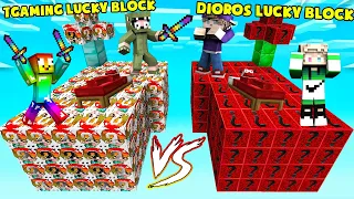 MINI GAME : T GAMING VS DIOROS LUCKY BLOCK BEDWARS ** THỬ THÁCH T GAMING CHIẾN THẮNG LUCKY BLOCK VIP