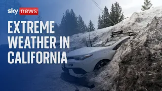 US: California swings from severe drought to extreme storms