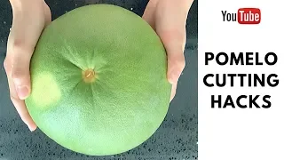 POMELO CUTTING HACKS | HOW TO PEEL POMELO | How to Cut Pomelo Fruit | Pomelo Cutting