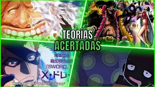 TEORÍAS de One Piece que RESULTARON VERDADERAS Parte 2 | One Piece 2023