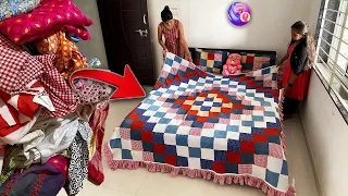 Prepare for Winter with a Warm, - bed sheet - quilt making #badsheet #handmade
