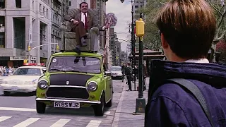 Mr. Bean Drove Past Tobey Maguire