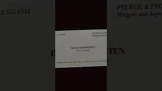 Вихваляються своїми візитками | Американський психопат / American Psycho (2000)