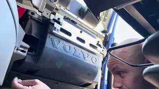 Cab HVAC Blower Motor Replacement on a 2020 Volvo Vnl 860