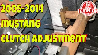 2005 - 2014 mustang hydraulic clutch adjustment