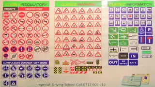 Get To Know All Road Signs| Traffic Road Signs | NTSA Most Common Road Signs | Groups and Classes