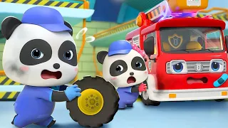 Construction Vehicles Got A Boo Boo Song | Monster Truck | Car Cartoon | BabyBus - Cars World