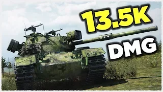 M48A5 Patton • 13.530 Урона • WoT КАК ИГРАЮТ СТАТИСТЫ на СТ 10