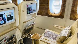 NEW Emirates Premium Economy LHR-DXB A380 Trip Report