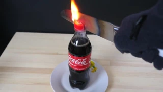 Експеримент: Нож 1000 градусов  Vs  Coca Cola