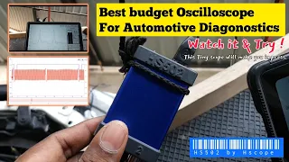 Best 2Channel Lowcost oscilloscope for Automotive Diaganosis | HS502 by Hscope with 12bit Resolution