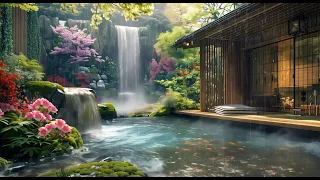 Soft Rainfall in a Japanese Garden 🌿 Perfect Rain Sounds and Piano Music for Deep Sleep & Relaxation