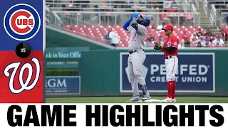 Cubs vs. Nationals Game Highlights (8/17/22) | MLB Highlights