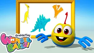 Learn Drawing with Wonderballs | Art & Craft for Kids | Wonderballs Playground
