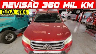 EP. 865// Hilux INCRIVELMENTE VERMELHA Troca Corrente Comando do MOTOR com 350 MIL KM!