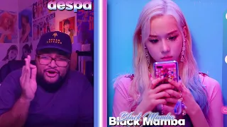 aespa(에스파) - Black Mamba MV REACTION | HER VOICE THOUGH