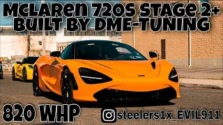 Mclaren 720S Stage 2+ built by DME-TUNING @dragy acceleration from 0-150 mph & 0-250 km/h