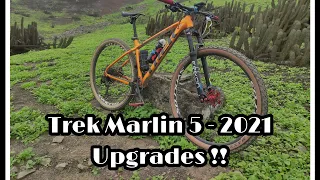 Trek Marlin 5- 2021 !! upgrades , todas las modificaciones explicadas a detalle .