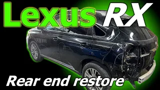 Lexus RX. Rear end restore. Ремонт задней части.