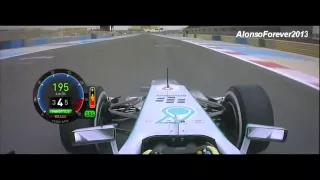 F1 2013- Bahrain Grand Prix Pole Lap Onboard