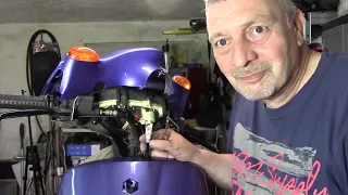 Piaggio Zip 50 / Die Tachoschnecke wird verbaut ..Eigenbau..