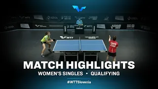 Mateja Jeger vs Lara Opeka | WTT Contender Laško 2021 | WS | Qual