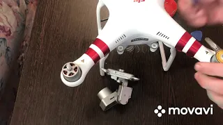 Замена шлейфа подвеса DJI Phantom 3. Полное видео. Replacement of the suspension loop