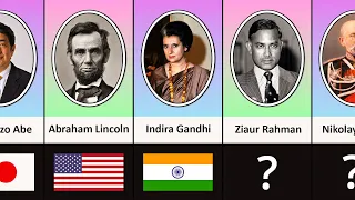 Assassination Presidents From Different Countries