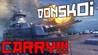 Dimitri Donskoi - 268k damage, Kraken, 3k base XP