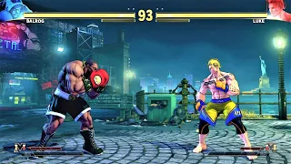 Balrog vs Luke (Hardest AI) - Street Fighter V