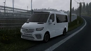 Euro Truck Simulator 2 - 1.50x:   Обзор мода  - Mercedes-Benz Sprinter Tourer Megamod