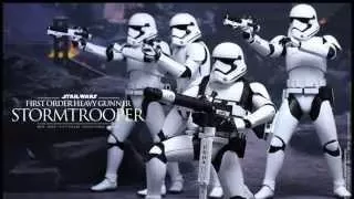 Star Wars Hot Toys First Order Stormtrooper, Heavy Gunner & Squad Leader 1/6 Scale Figures Revealed!