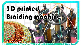 3D printed Braiding machine - Assembly instruction / Download all 3D Files / Drawings andPartilist