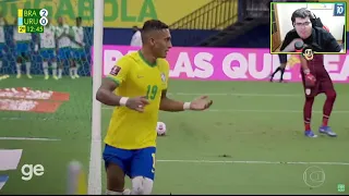 CASIMIRO REAGE A BRASIL 4X1 URUGUAI E CRAVA "SOMOS HEXA!"